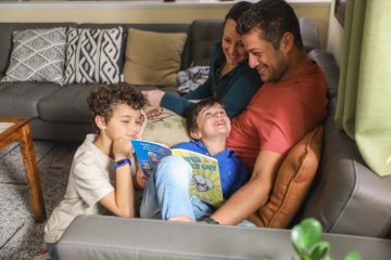 A family reading